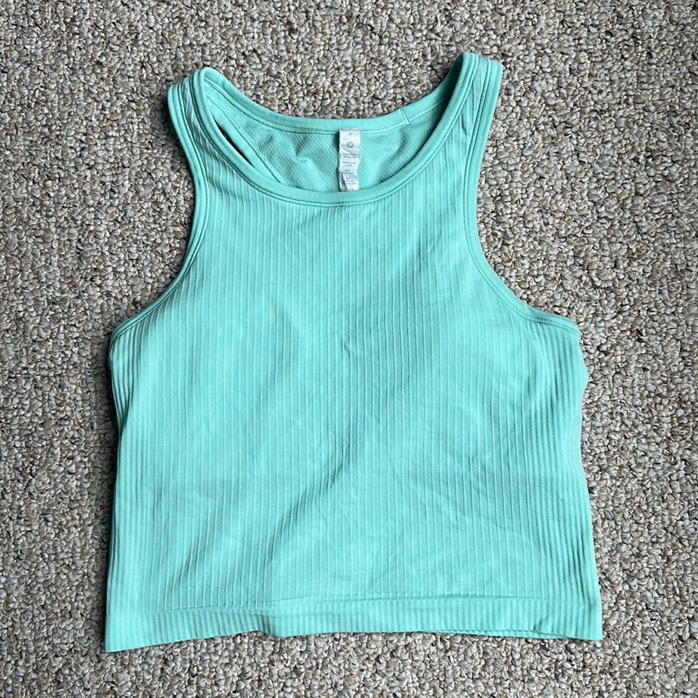 Ebb to Street Cropped Racerback Tank Top